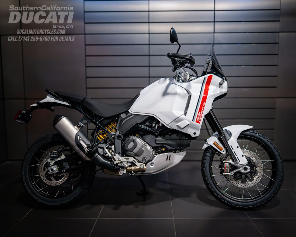 2026 Ducati DesertX in Matte Star White Silk