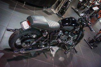 Blacked-out Street Twin, detail 2