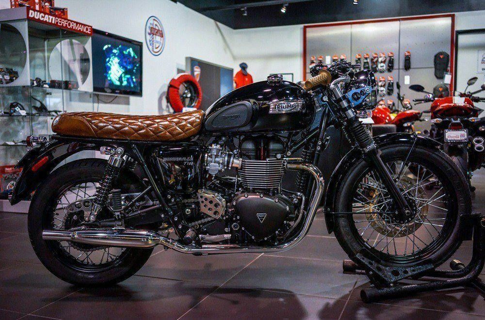 Bonneville brat, a Southern California Motorcycles custom build