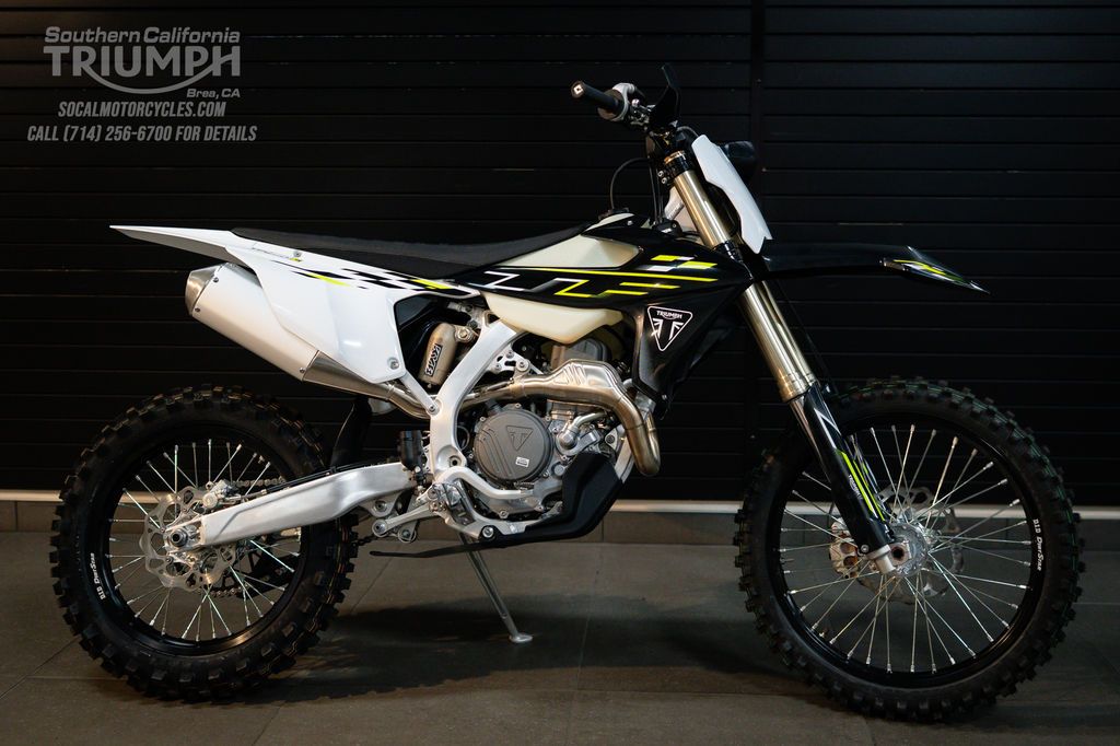 2026 Triumph TF 450-C in Jet Black / Pure White