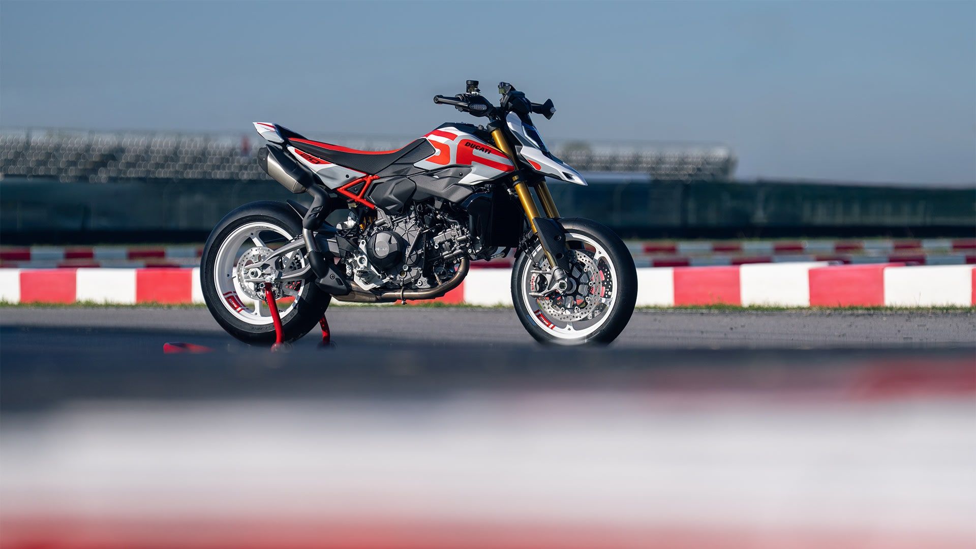 The Hypermotard V2, photographed by Ducati
