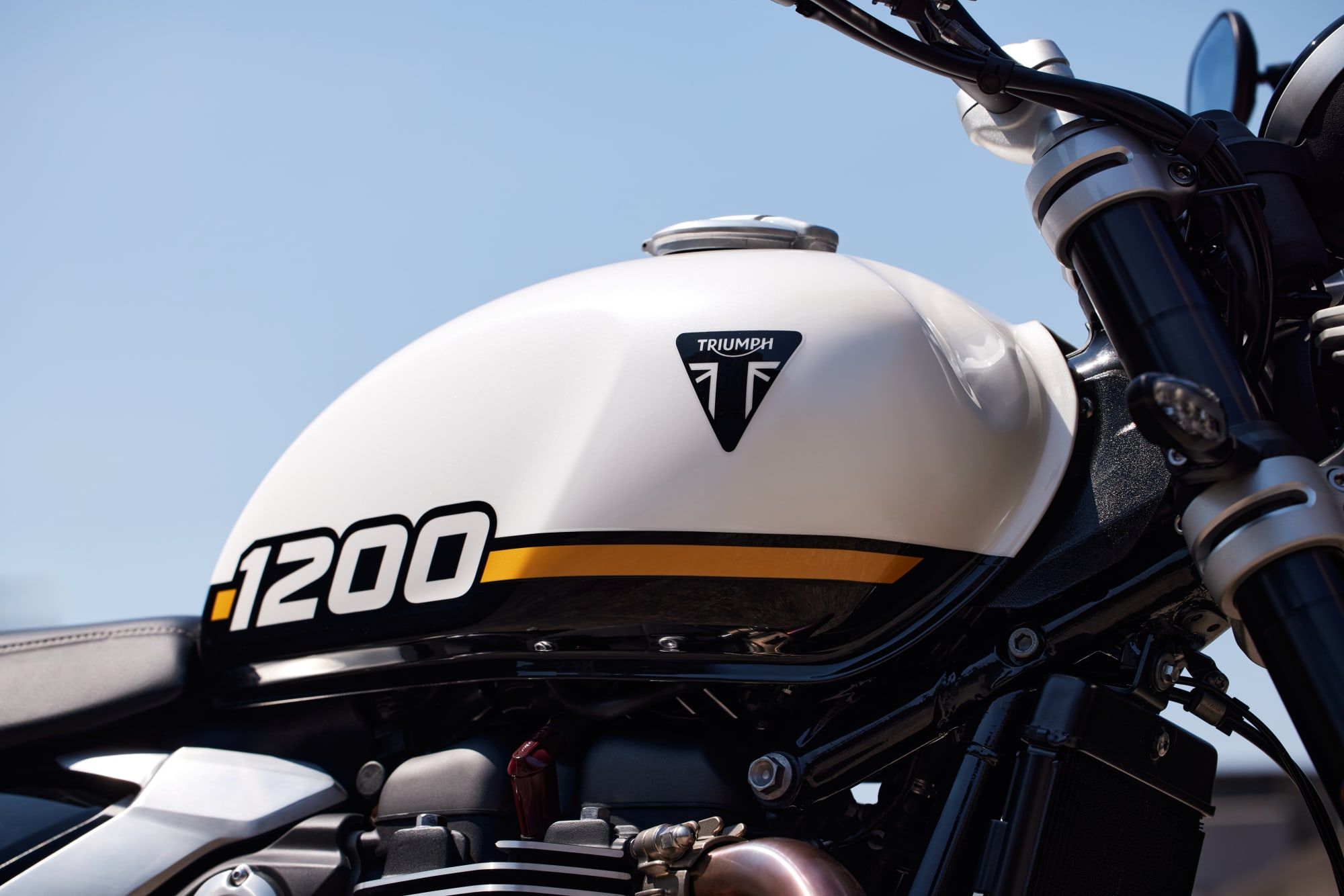 The Speed Twin 1200, photographed by Triumph