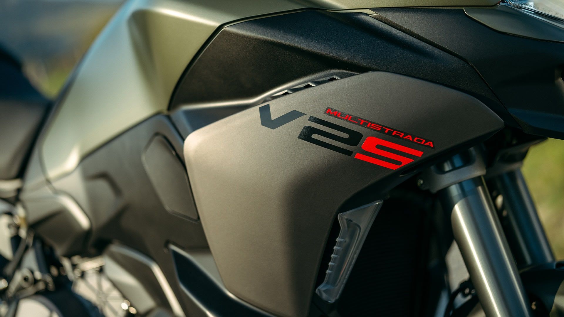 The Multistrada V2, photographed by Ducati