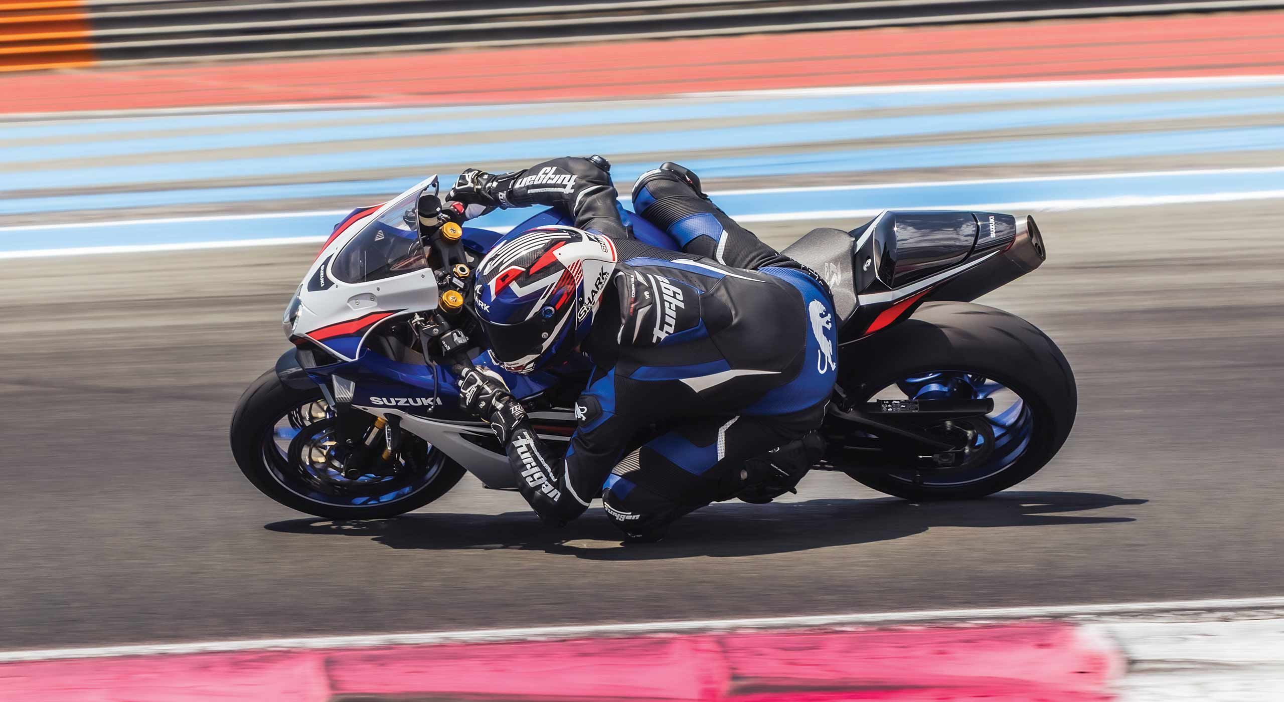 The GSX-R1000R 40th Anniversary Edition, photographed by Suzuki