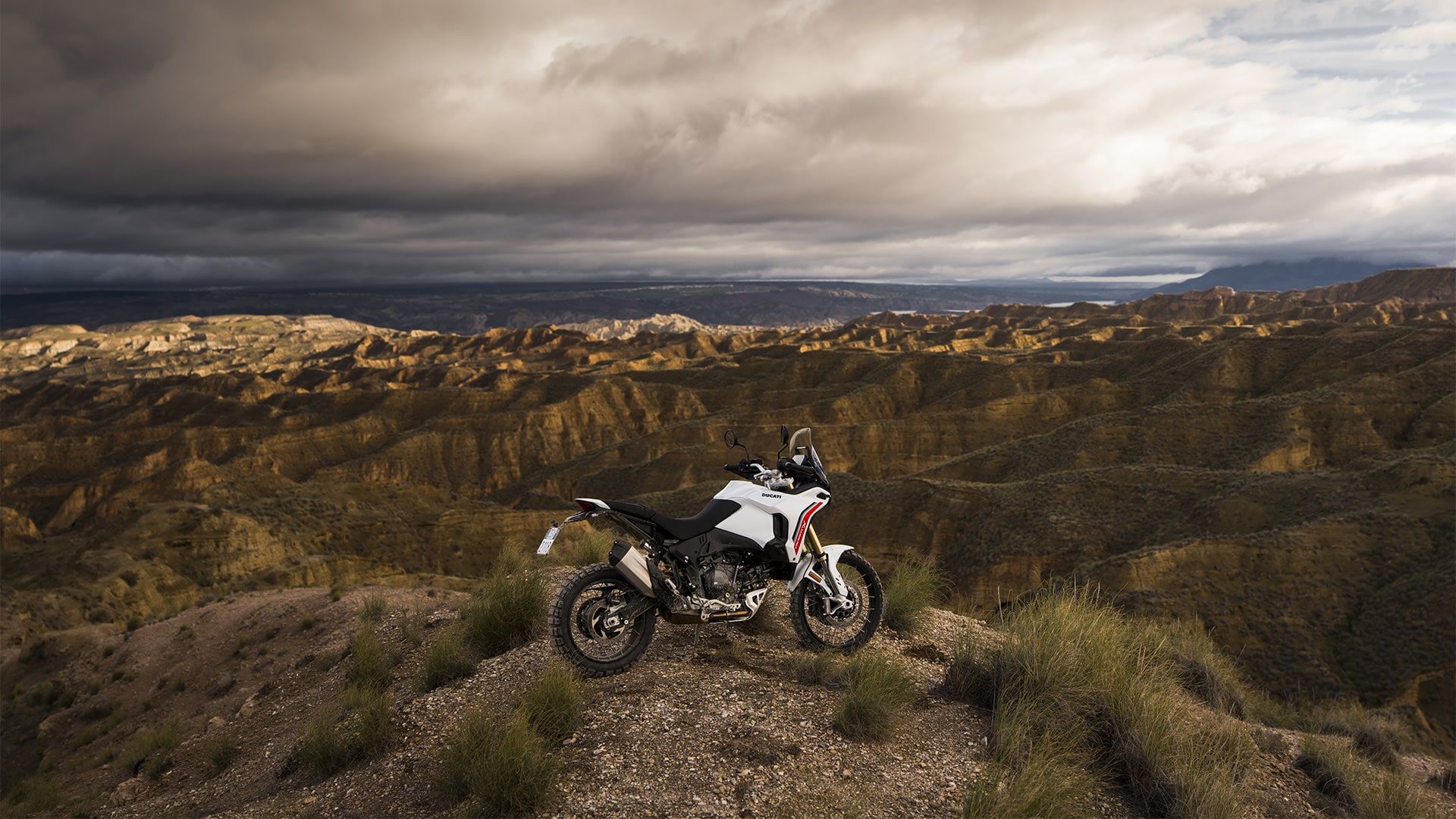 The DesertX, photographed by Ducati
