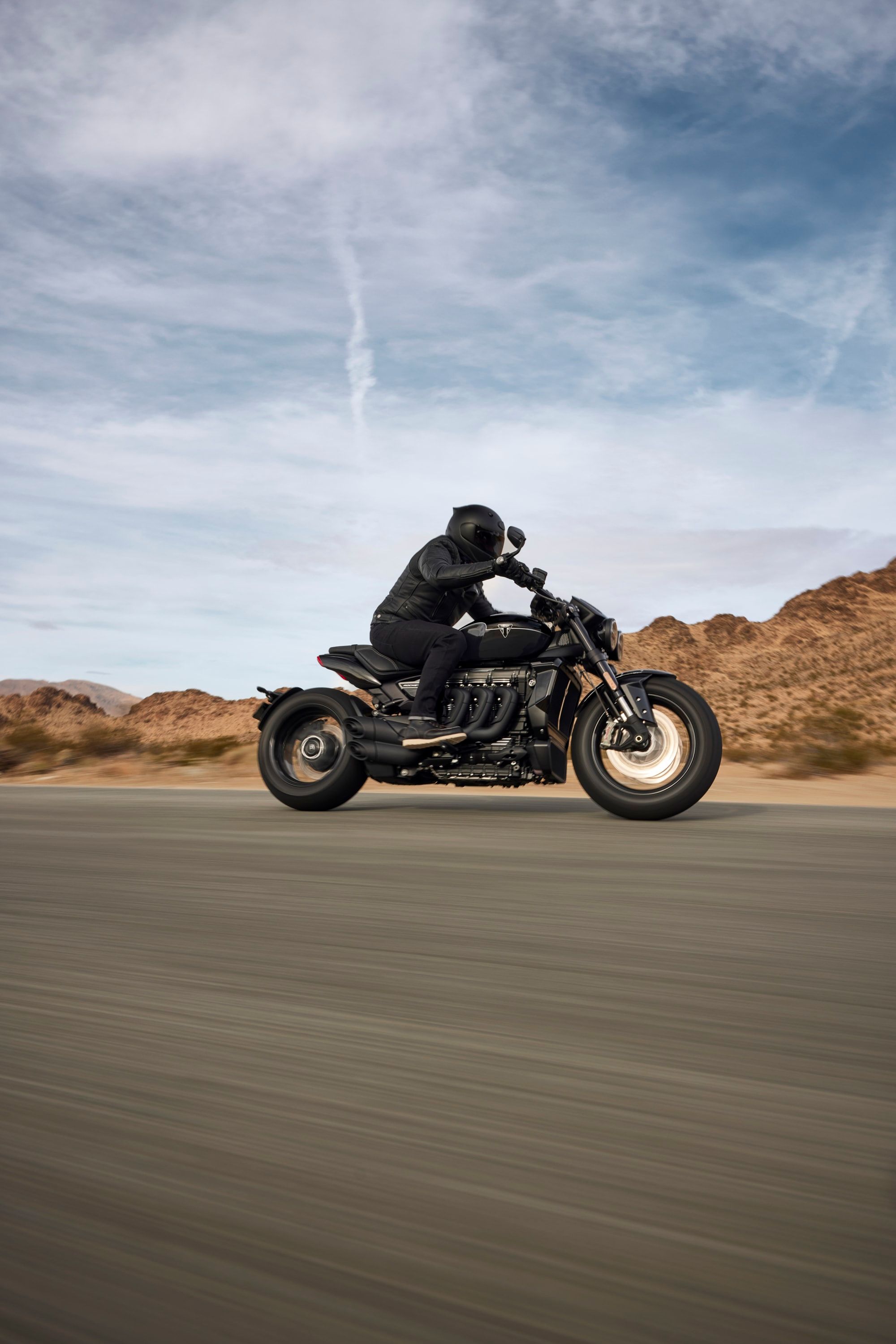 The Rocket 3 Storm R, photographed by Triumph