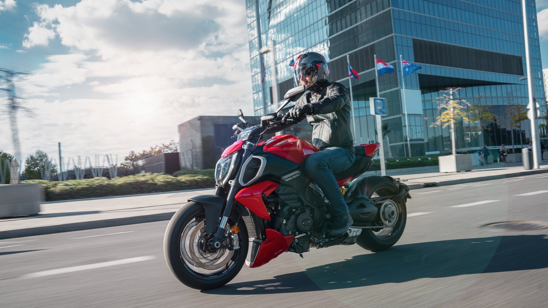 The Diavel V4, photographed by Ducati