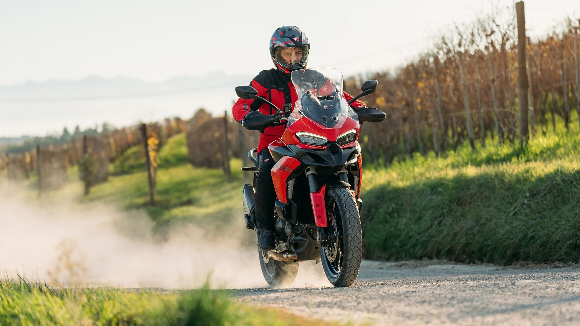 The Multistrada V2, photographed by Ducati