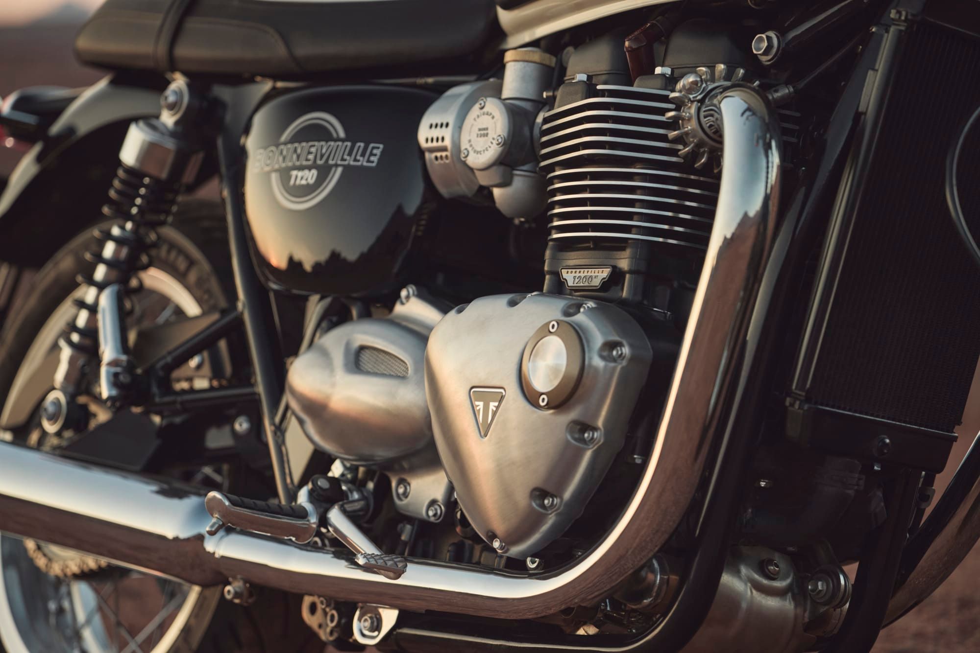 The Bonneville T120, photographed by Triumph