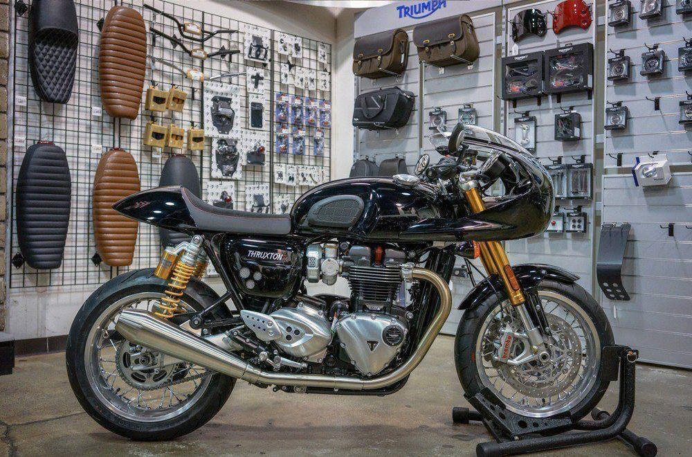 Thruxton 1200 café racer, a Southern California Motorcycles custom build