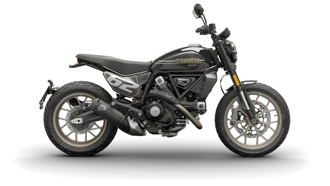 Ducati Scrambler in Heritage livery, studio rendering