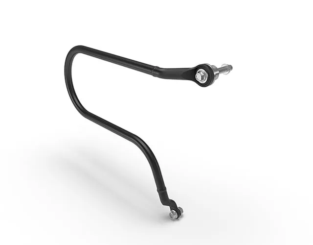 Black Commuter Pannier Rail, Royal Enfield accessory