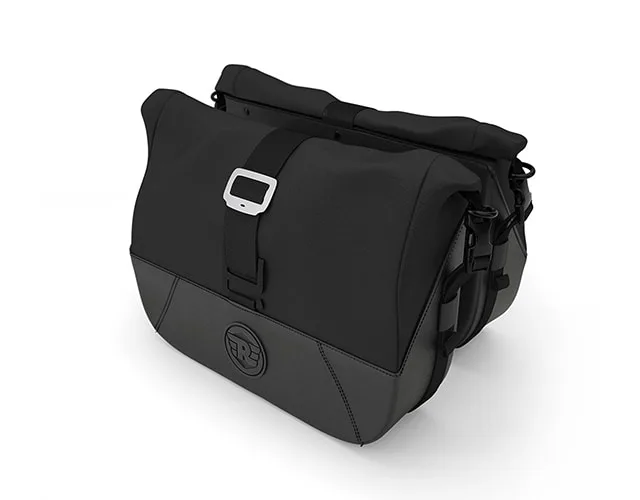 Black Soft Panniers, Royal Enfield accessory