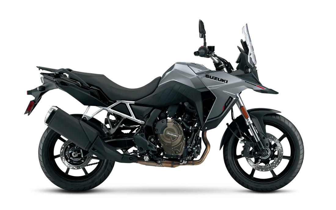 2026 Suzuki V-Strom 800 in Metallic Oort Gray No.3, studio rendering