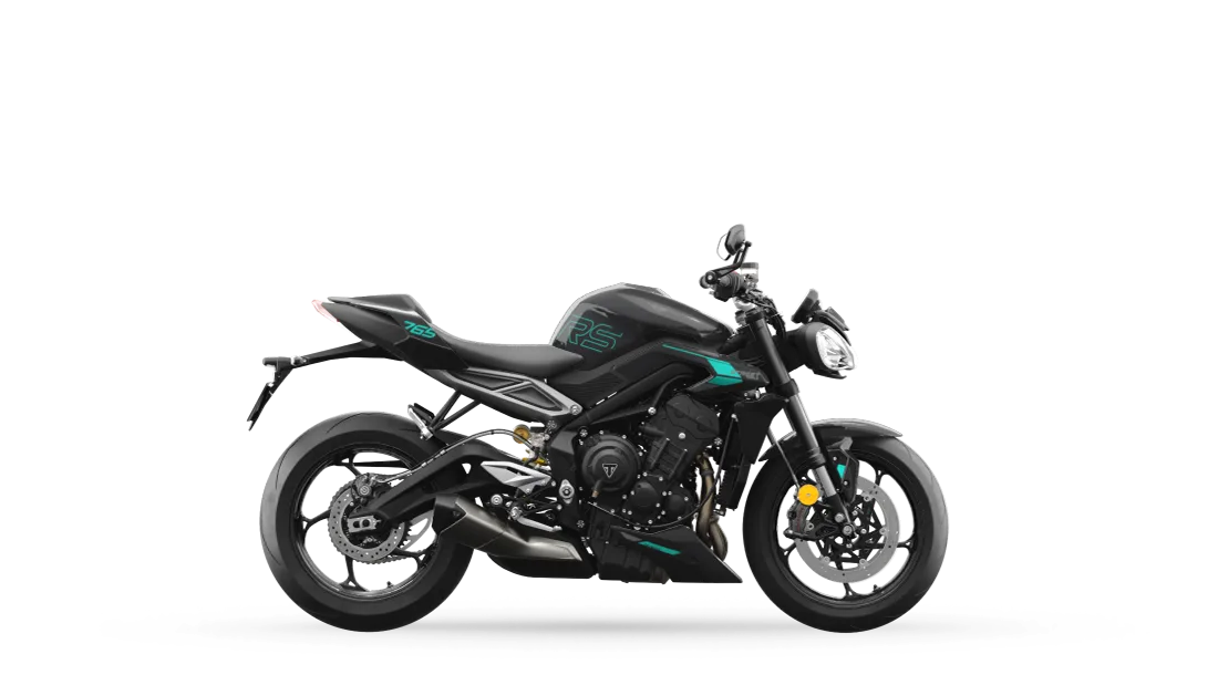 Triumph Street Triple 765 in Granite, studio rendering