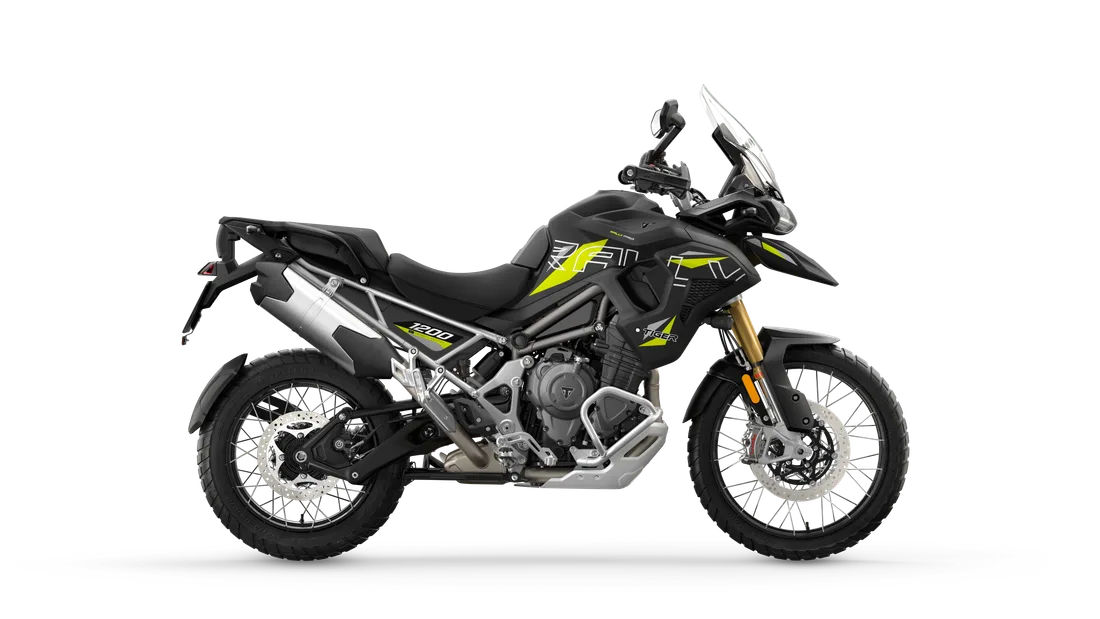 2026 Triumph Tiger 1200 in Satin Granite, studio rendering
