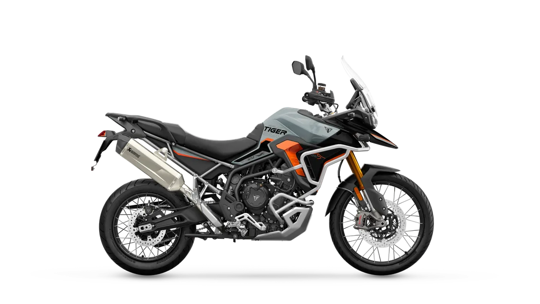 2026 Triumph Tiger 900 in Urban Grey, studio rendering