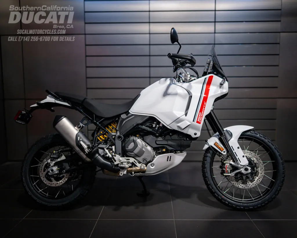 2026 Ducati DesertX in Matte Star White Silk, photo 1 of 11