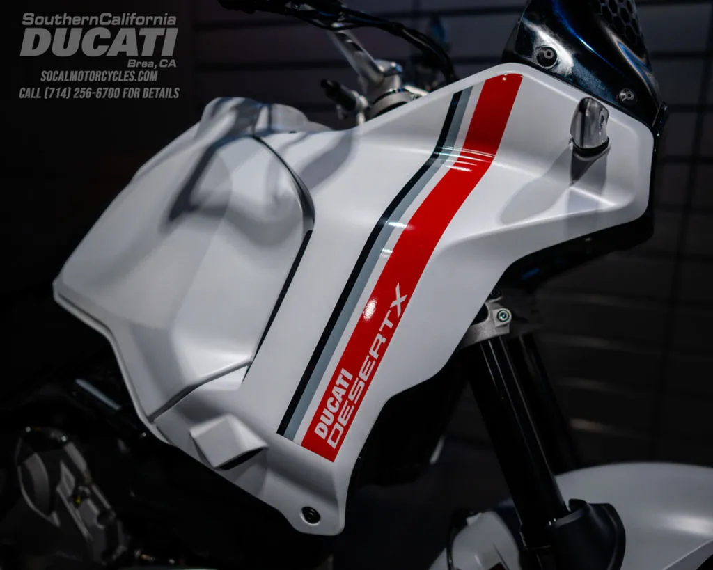 2026 Ducati DesertX in Matte Star White Silk, photo 2 of 11