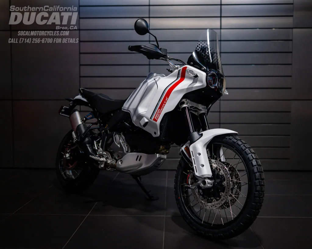2026 Ducati DesertX in Matte Star White Silk, photo 5 of 11