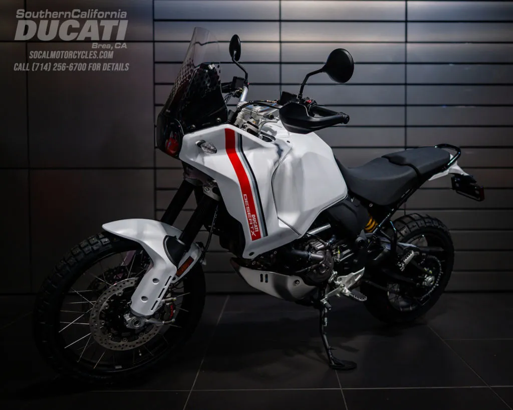 2026 Ducati DesertX in Matte Star White Silk, photo 8 of 11