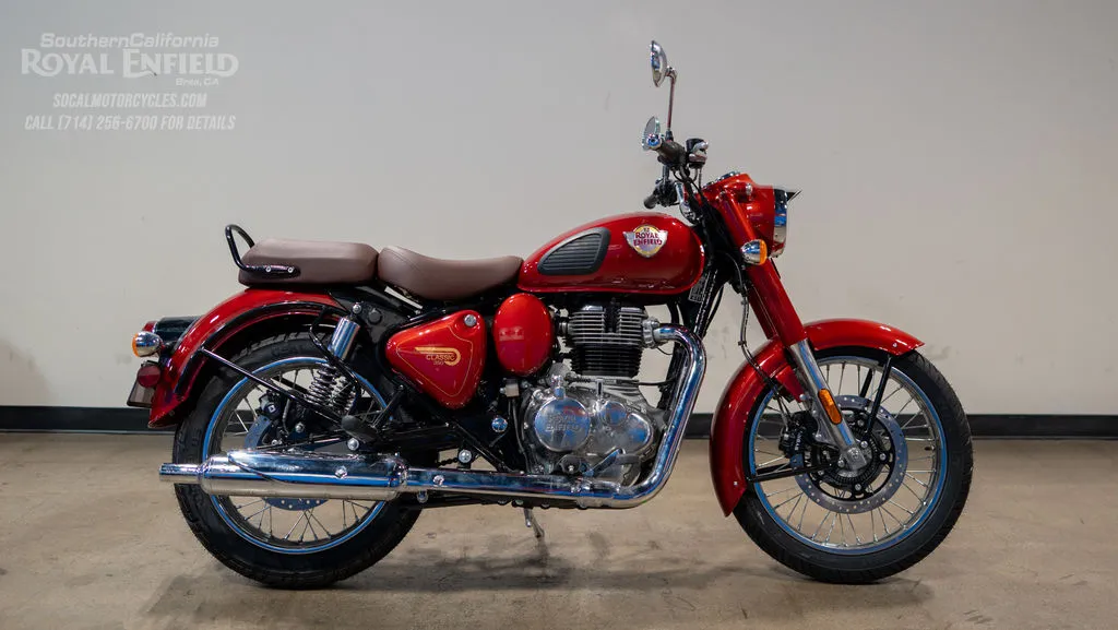 2027 Royal Enfield Classic 350 in Madras Red, photo 1 of 9