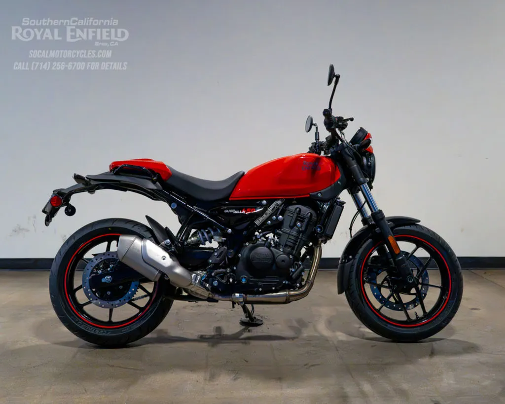 2027 Royal Enfield Guerrilla 450 Apex in Apex Red, photo 1 of 7