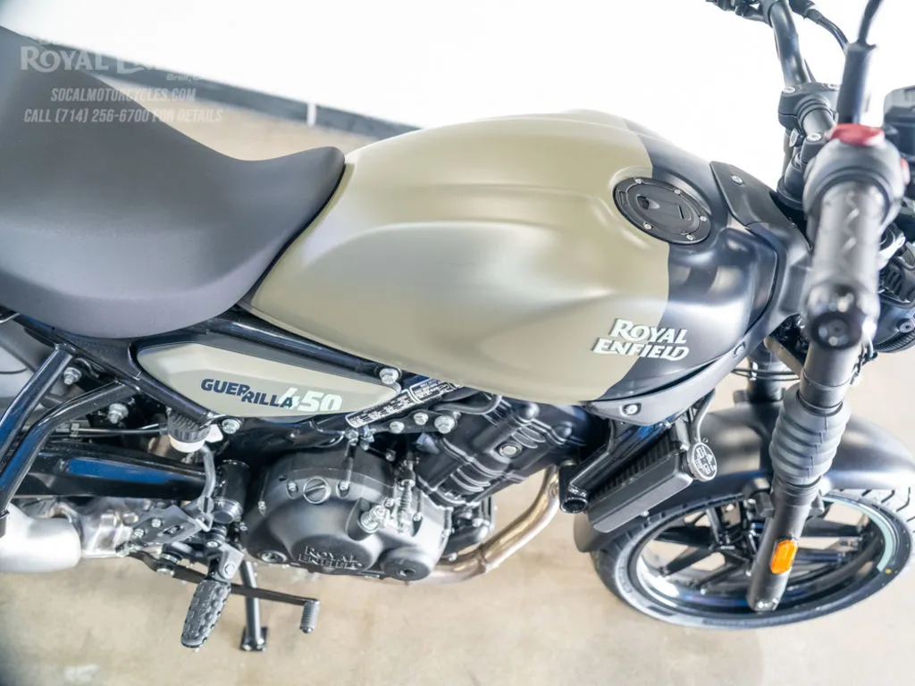 2027 Royal Enfield Guerrilla 450 in Shadow Ash Green, photo 3 of 11