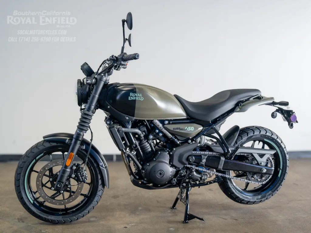 2027 Royal Enfield Guerrilla 450 in Shadow Ash Green, photo 8 of 11