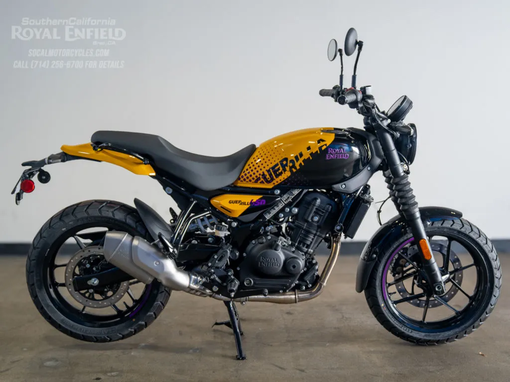 2026 Royal Enfield Guerrilla 450 in Yellow Ribbon, photo 1 of 12