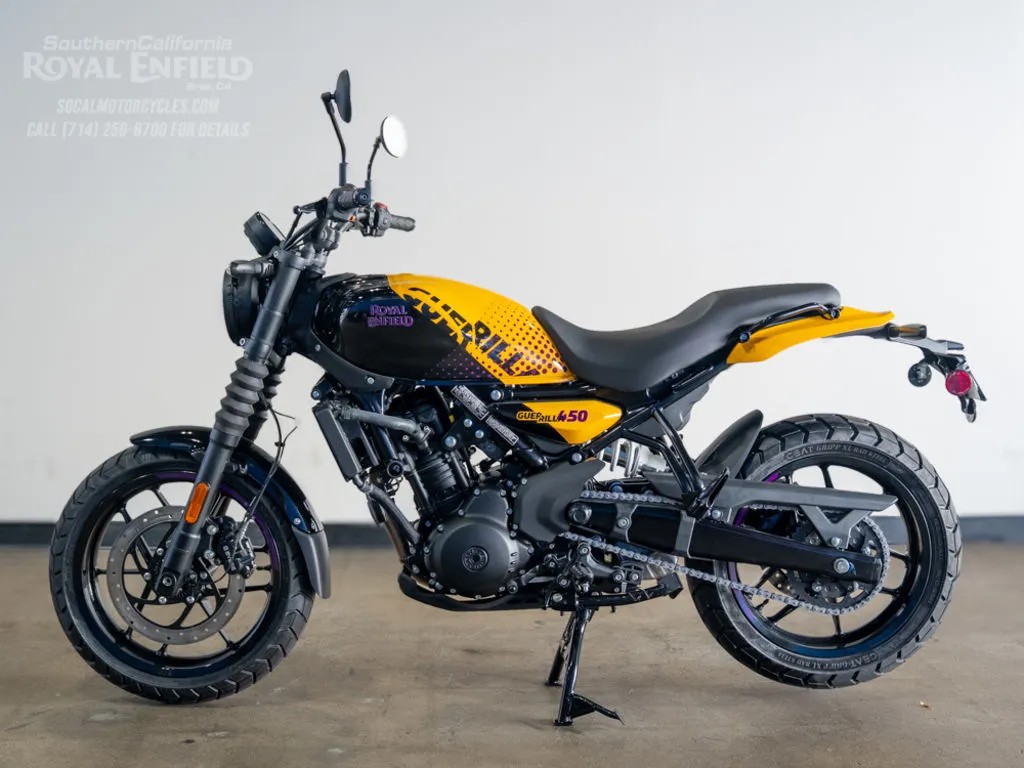 2026 Royal Enfield Guerrilla 450 in Yellow Ribbon, photo 8 of 12