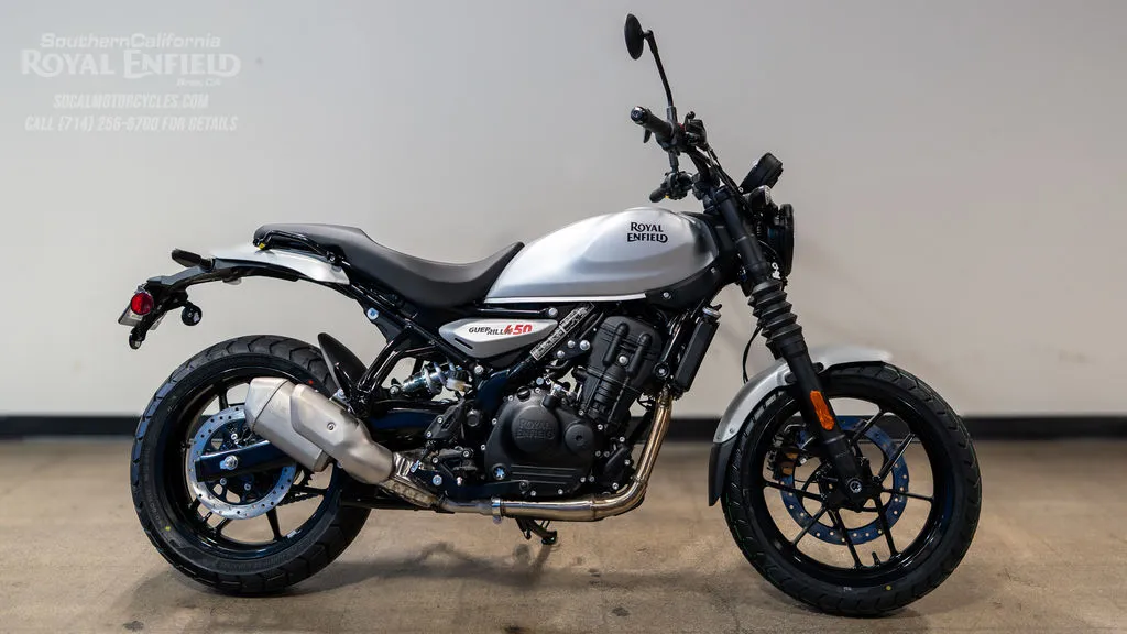 2026 Royal Enfield Guerrilla 450 in Smoke Silver, photo 1 of 11