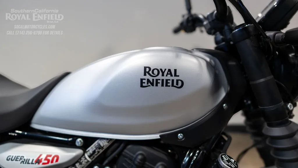 2026 Royal Enfield Guerrilla 450 in Smoke Silver, photo 2 of 11