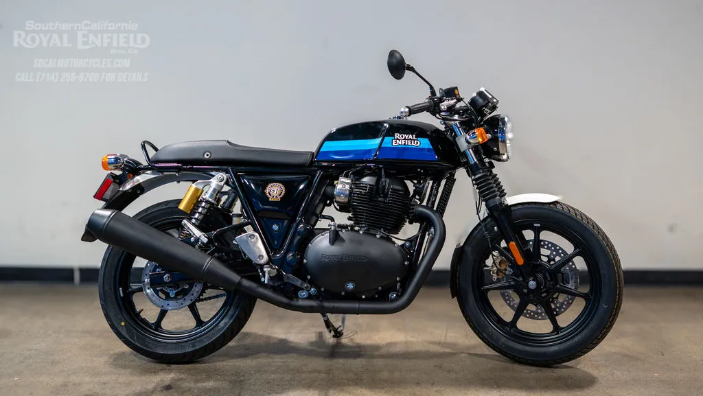 2024 Royal Enfield Continental GT 650 in Slipstream Blue, photo 1 of 10