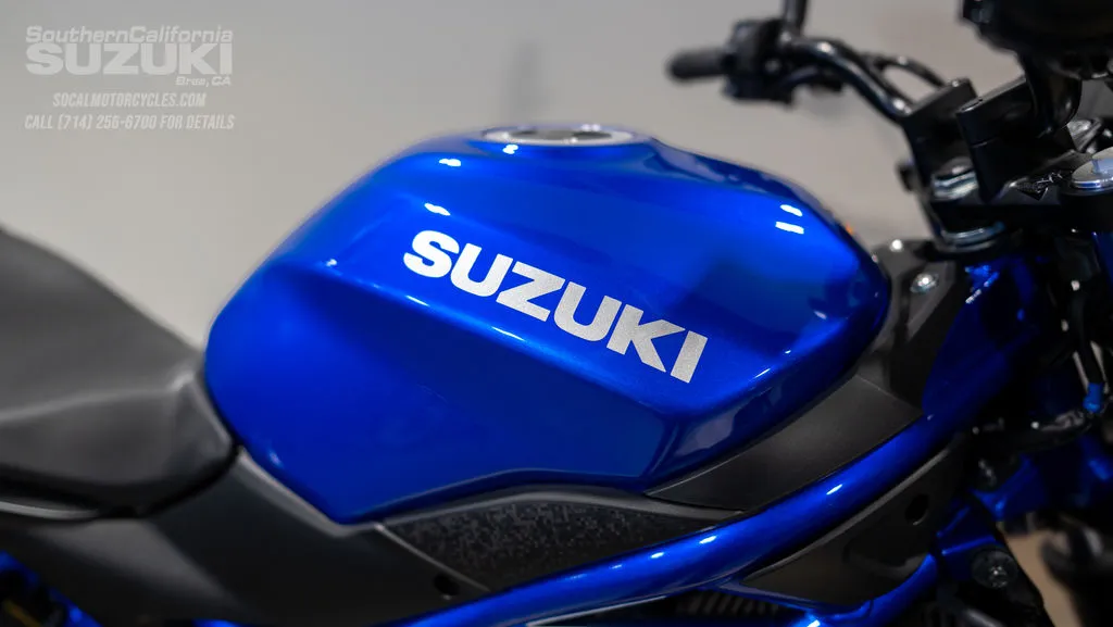 2026 Suzuki SV650 ABS in Pearl Vigor Blue / Metallic Matte Black No. 2, photo 2 of 10