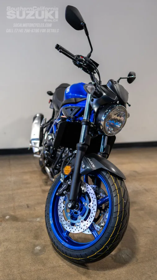 2026 Suzuki SV650 ABS in Pearl Vigor Blue / Metallic Matte Black No. 2, photo 6 of 10