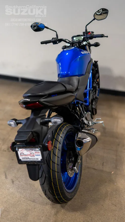 2026 Suzuki SV650 ABS in Pearl Vigor Blue / Metallic Matte Black No. 2, photo 10 of 10