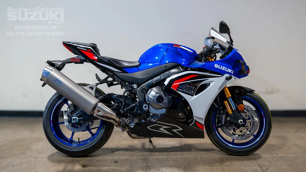 2027 Suzuki GSX-R1000RS 40th Anniversary Edition in Pearl Vigor Blue / Pearl Tech White, photo 1 of 11