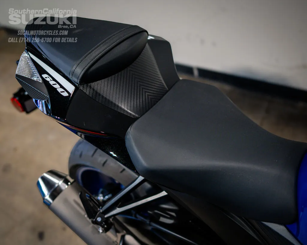 2026 Suzuki GSX-R600 in Pearl Vigor Blue / Pearl Tech White, photo 3 of 10