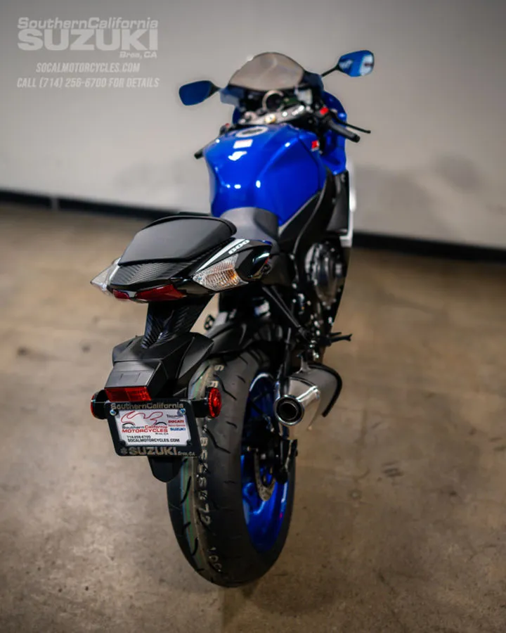 2026 Suzuki GSX-R600 in Pearl Vigor Blue / Pearl Tech White, photo 10 of 10