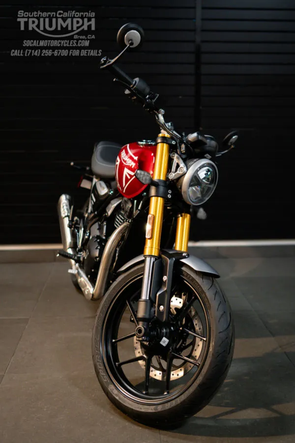 2026 Triumph Speed 400 in Lava Red Gloss / Storm Grey, photo 6 of 10