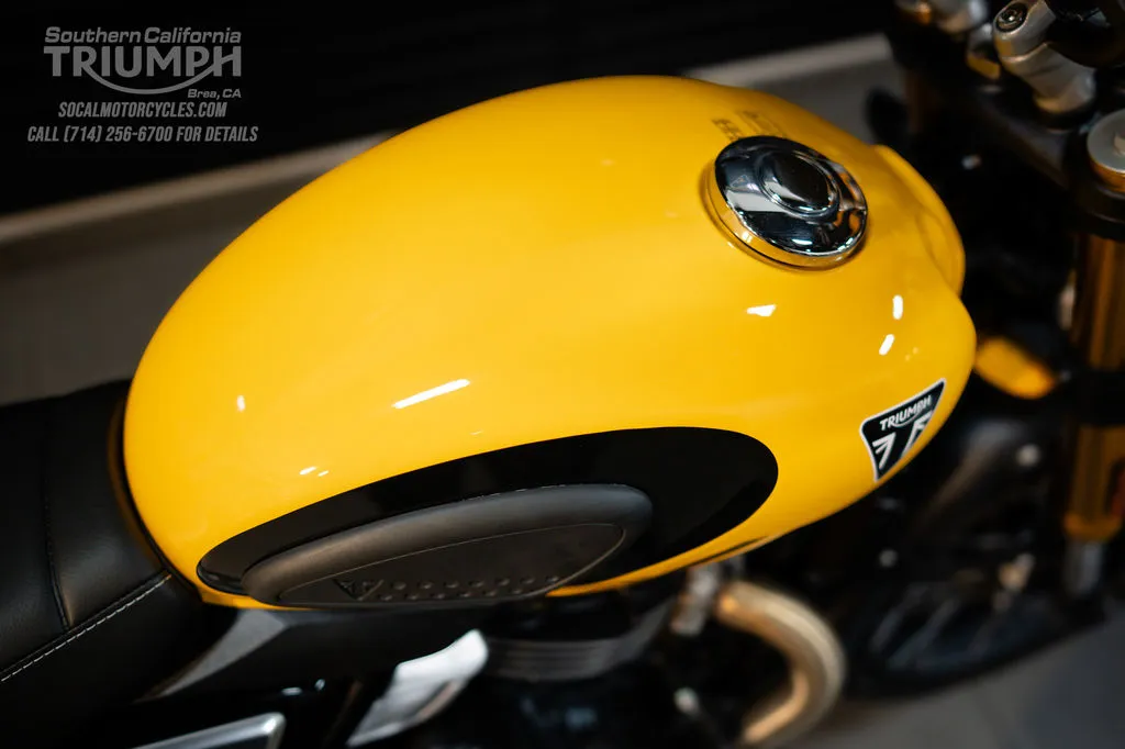 2026 Triumph Scrambler 400 XC in Racing Yellow, photo 3 of 10
