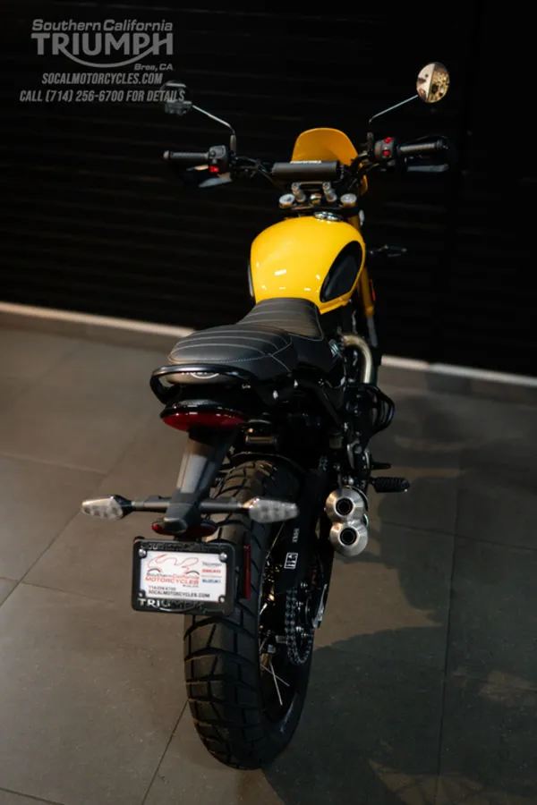 2026 Triumph Scrambler 400 XC in Racing Yellow, photo 10 of 10
