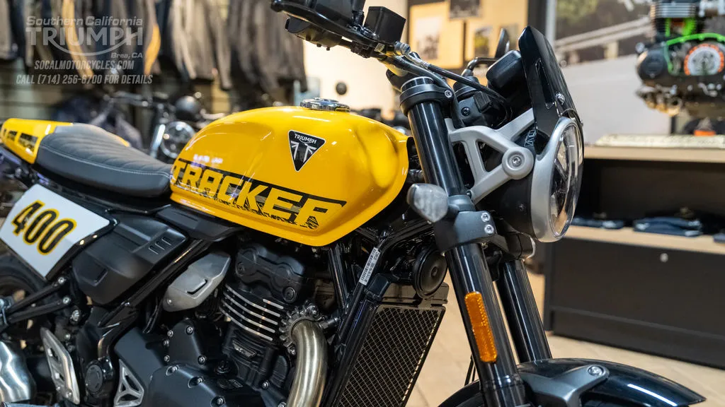 2027 Triumph Tracker 400 in Racing Yellow, photo 2 of 7