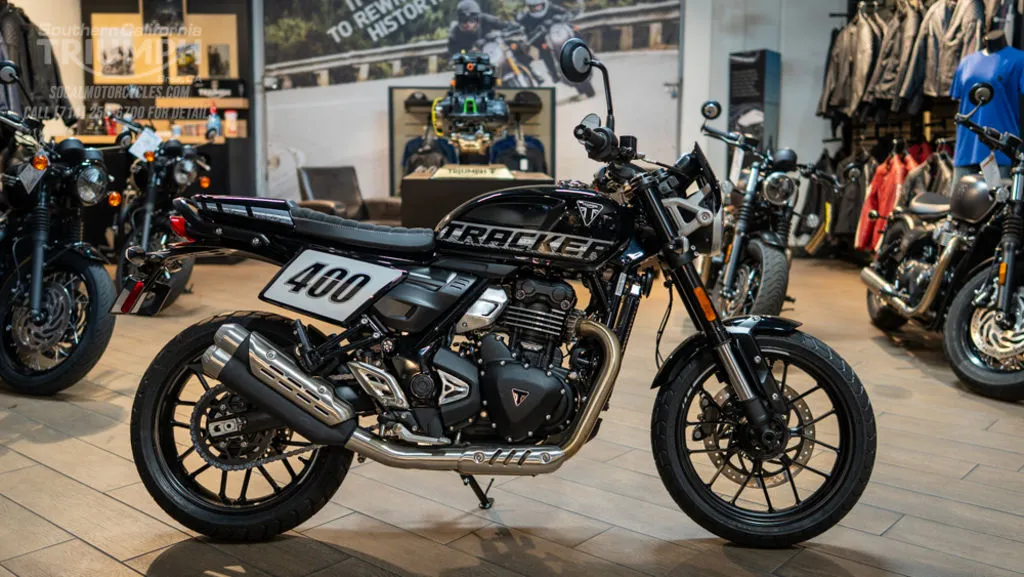 2027 Triumph Tracker 400 in Phantom Black, photo 1 of 9