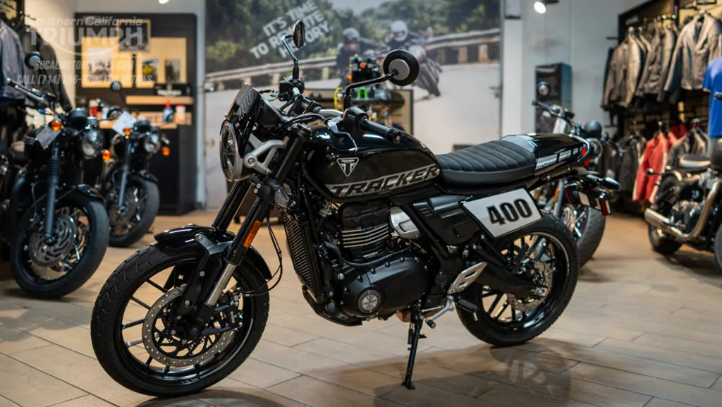 2027 Triumph Tracker 400 in Phantom Black, photo 6 of 9