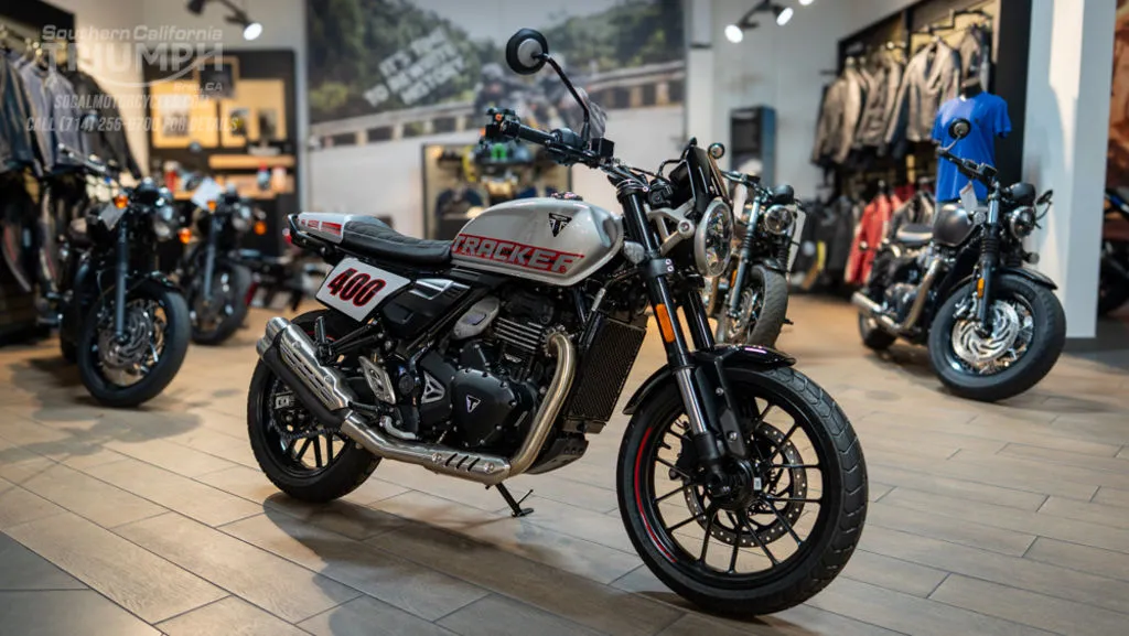 2027 Triumph Tracker 400 in Aluminum Silver, photo 4 of 9