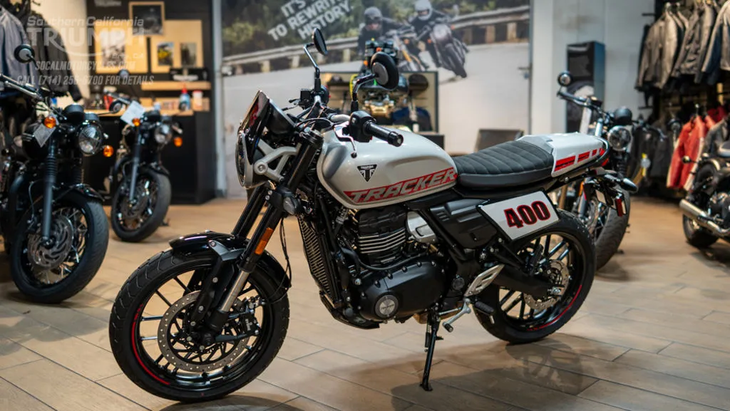 2027 Triumph Tracker 400 in Aluminum Silver, photo 6 of 9