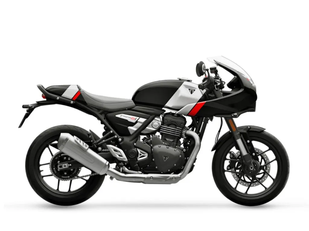 2026 Triumph Thruxton 400 in Phantom Black / Aluminum Silver, photo 1 of 1