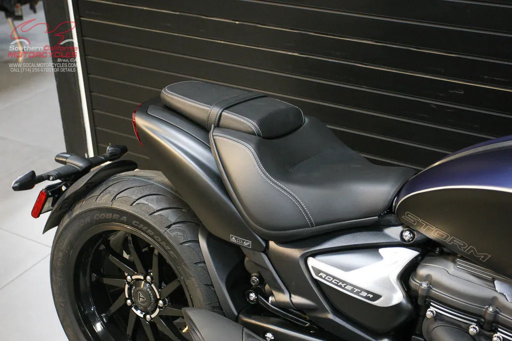 2025 Triumph Rocket 3 Storm R in Satin Pacific/Matte Sapphire Black, photo 4 of 10